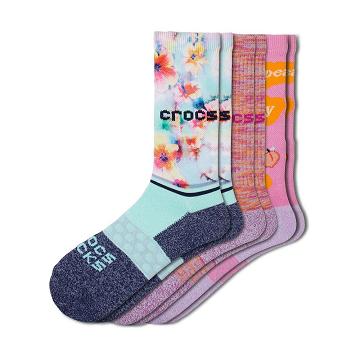 Calcetines Crocs Adult Crew Seasonal Day Dreamer 3 Pack Mujer Multicolor | Mexico 1641EBCX